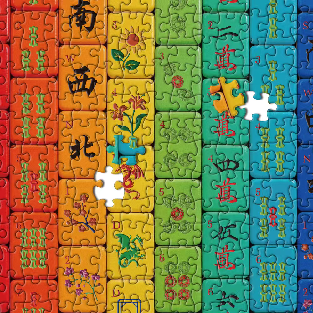 American Mahjong Jigsaw Puzzle product view 3
