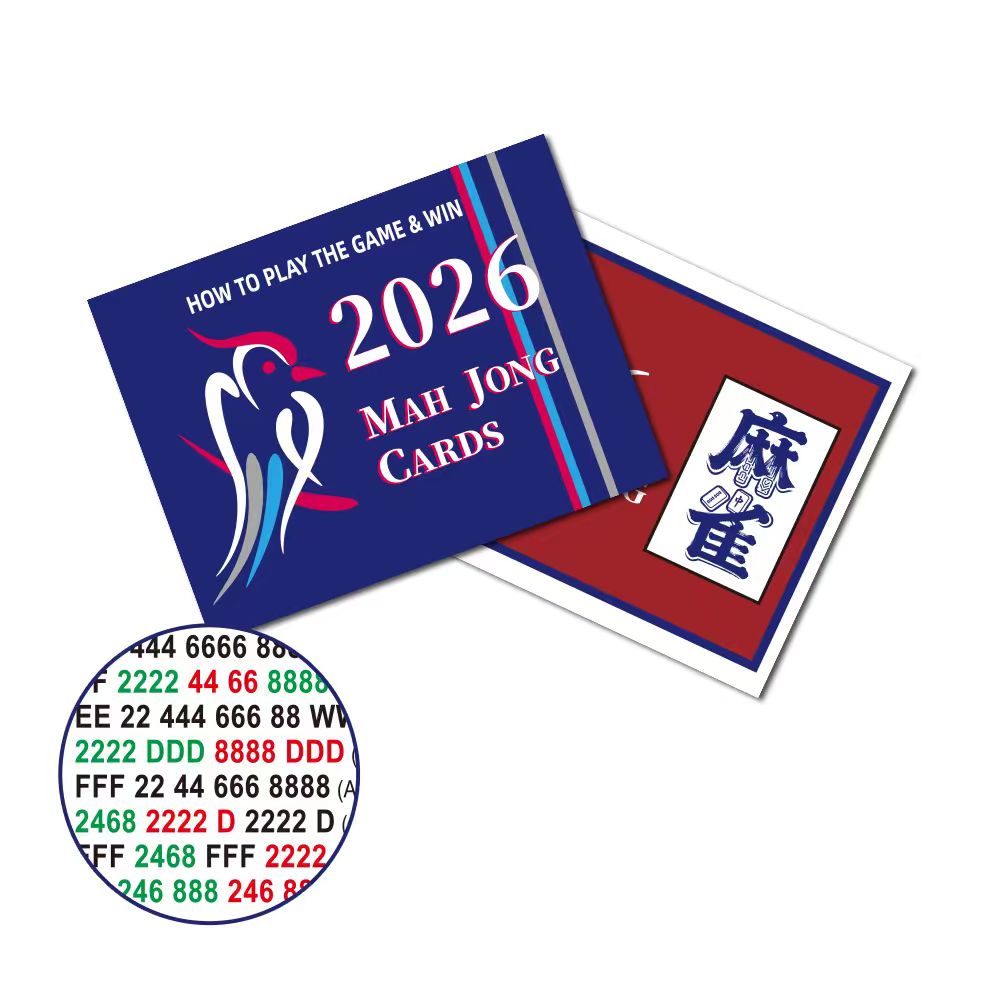 American Mahjong Rule Cards product view 3