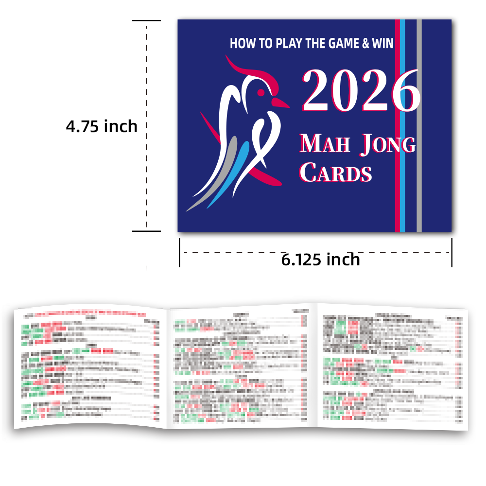 American Mahjong Rule Cards product view 4